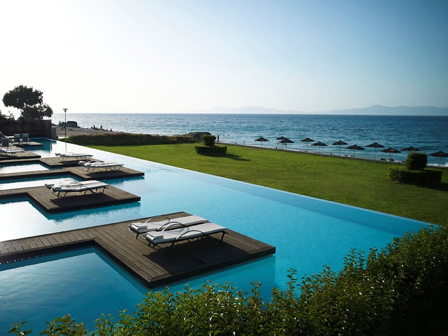 Grand Suite, Sea View (Beachfront Swim Up) | Terrace/patio