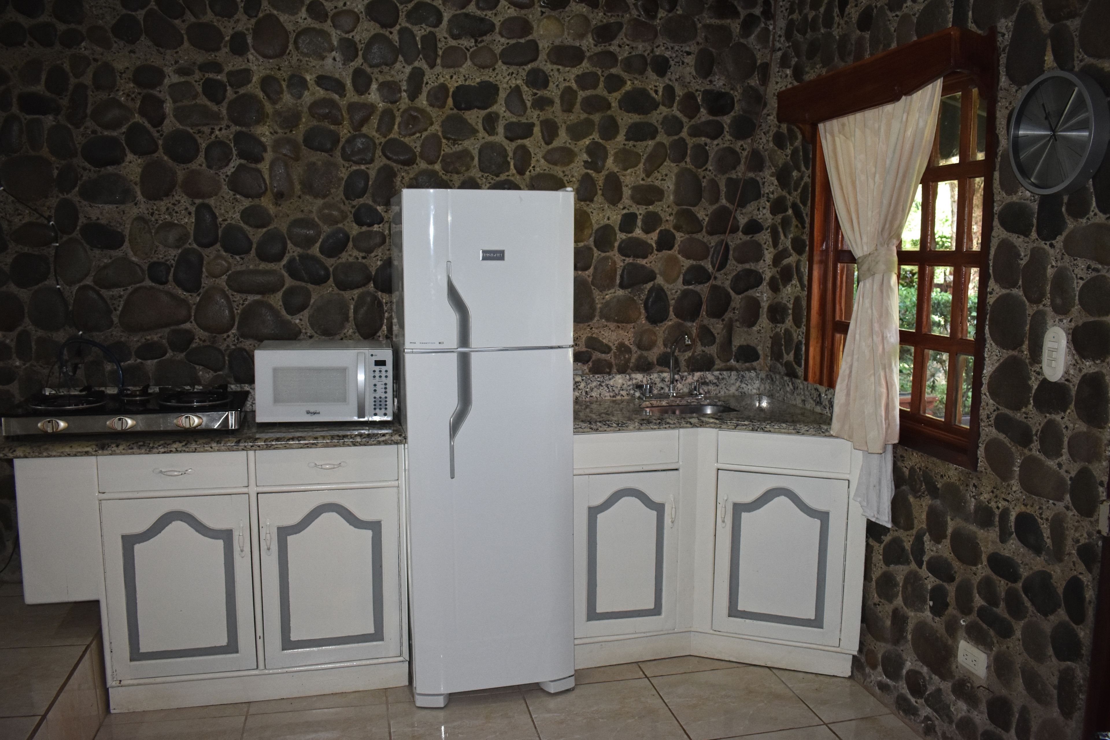 standard room with kitchen | private kitchen | fridge, microwave, electric kettle, blender