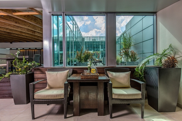 Lobby sitting area