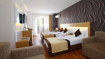 Minibar, ljudisolering, gratis barnsängar och sängkläder