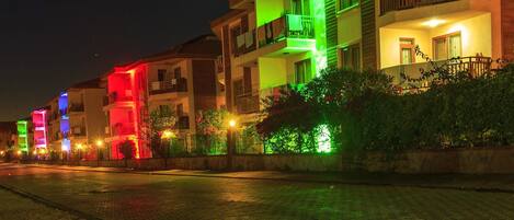 Front of property – evening/night