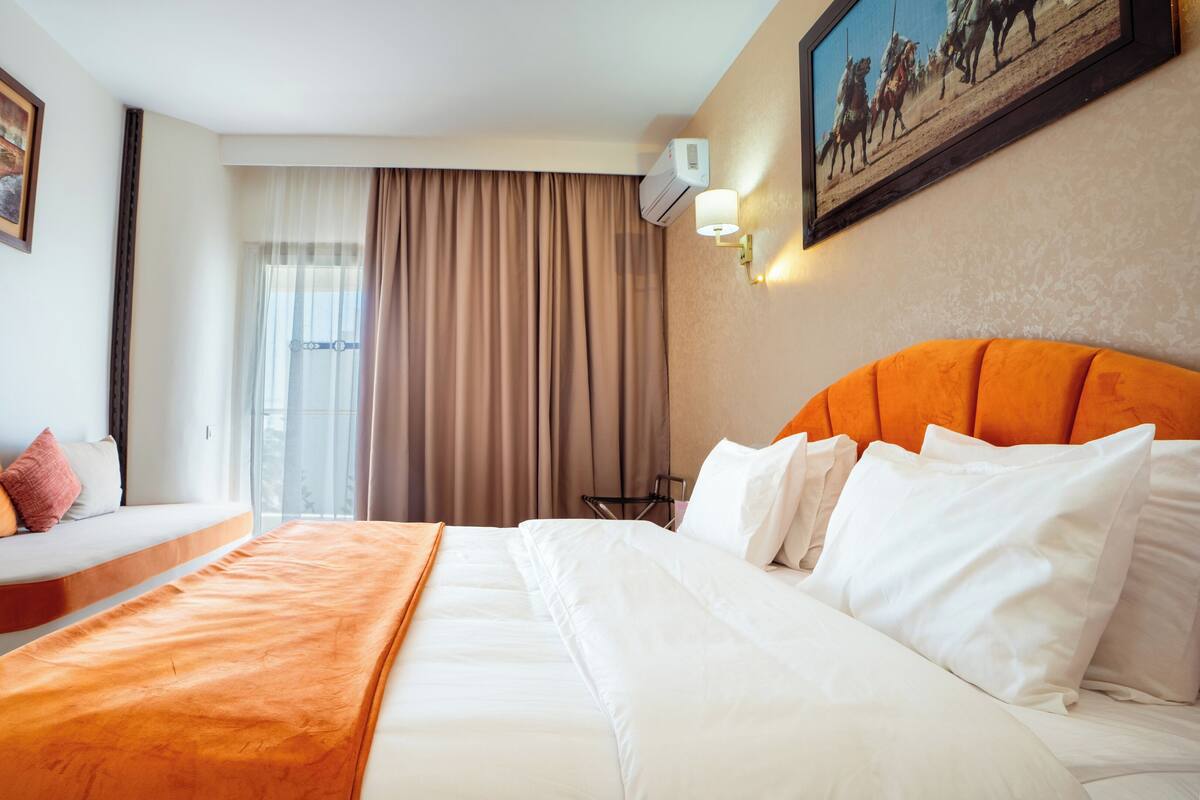 Deluxe-Apartment | 1 Schlafzimmer, Bettwäsche aus ägyptischer Baumwolle