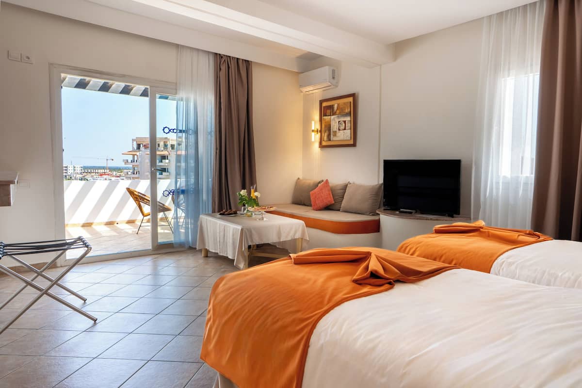 1 Schlafzimmer, Bettwäsche aus ägyptischer Baumwolle