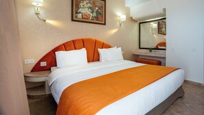 Deluxe-Apartment, Stadtblick | 1 Schlafzimmer, Bettwäsche aus ägyptischer Baumwolle