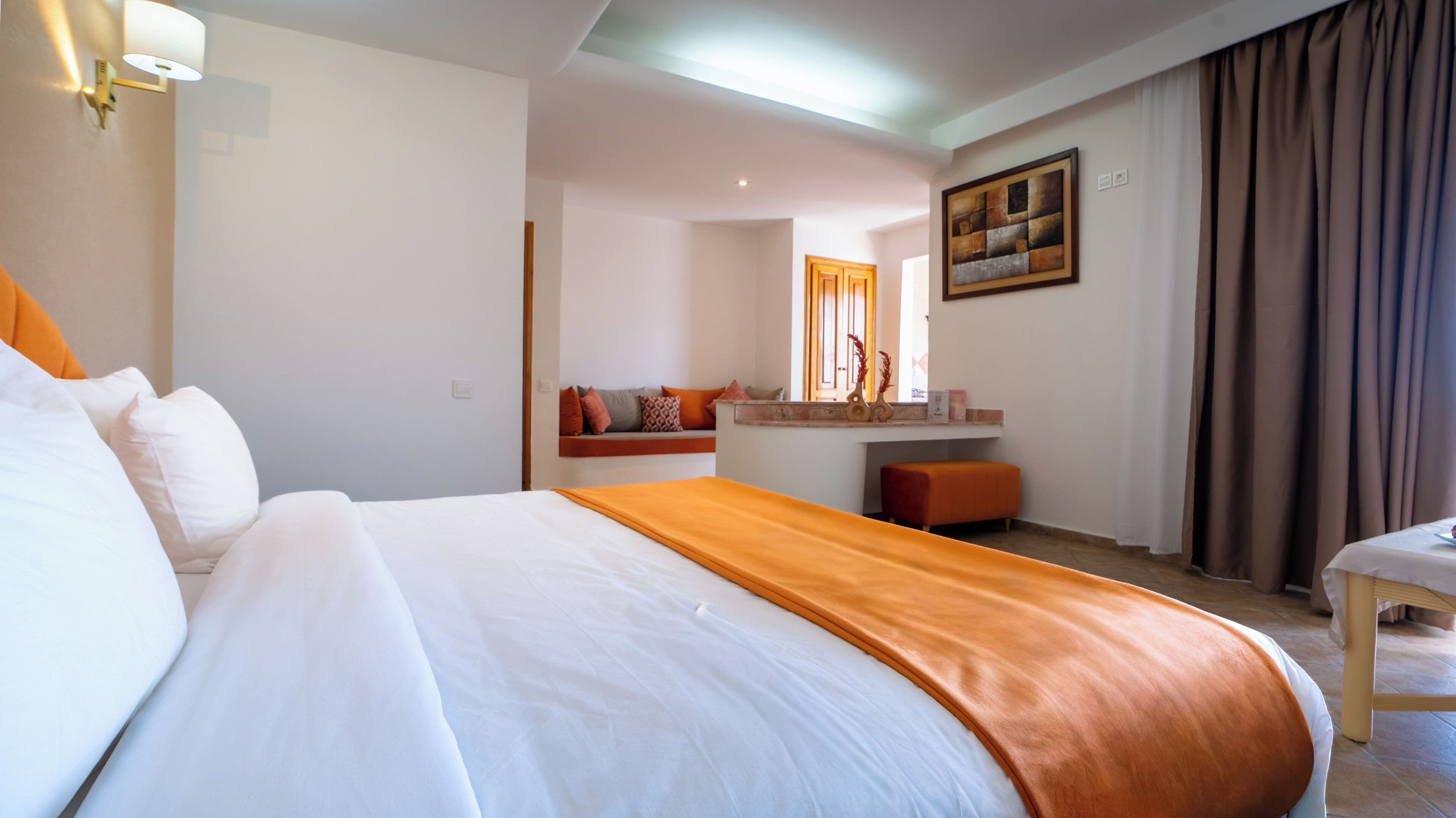 Senior-Studio | 1 Schlafzimmer, Bettwäsche aus ägyptischer Baumwolle