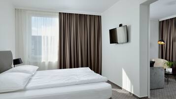 Allergitestade sängkläder, skrivbord och mörkläggningsgardiner