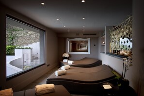 Badstue, boblebad, dampbad, tyrkisk bad/hamam og kroppsbehandlinger