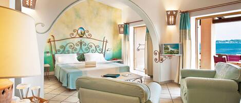 Junior Suite, Sea View (Mirtilla) | Living area