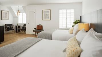 Premium bedding, laptop workspace, iron/ironing board, free WiFi