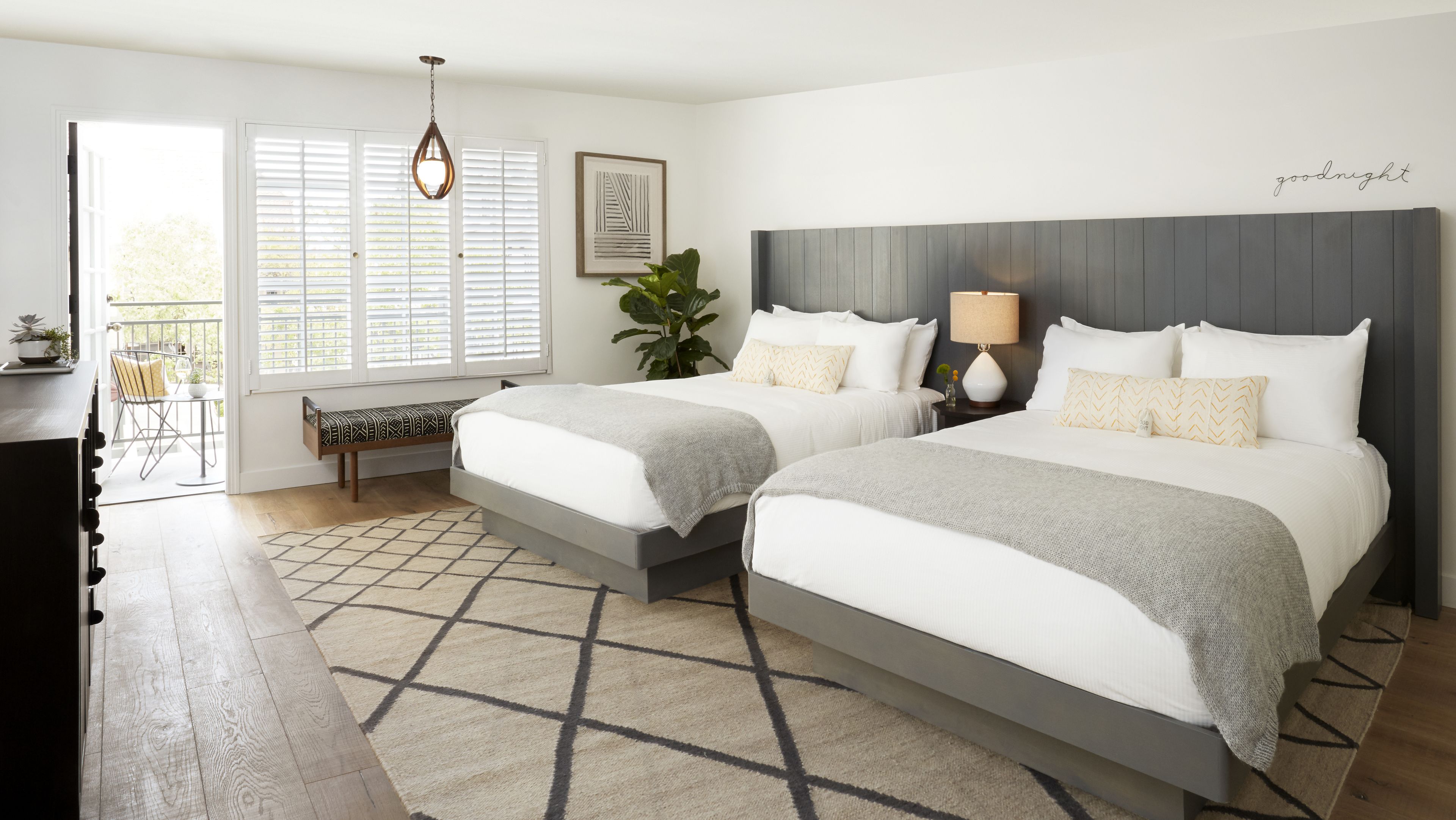 room, 2 queen beds (deluxe balcony room two queen beds) | 1 bedroom, premium bedding, laptop workspace, iron/ironing board