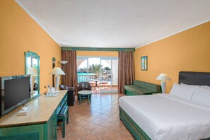 标准房, 环礁湖景观 | 迷你吧（备有免费物品）、客房内保险箱、收费 WiFi、床单