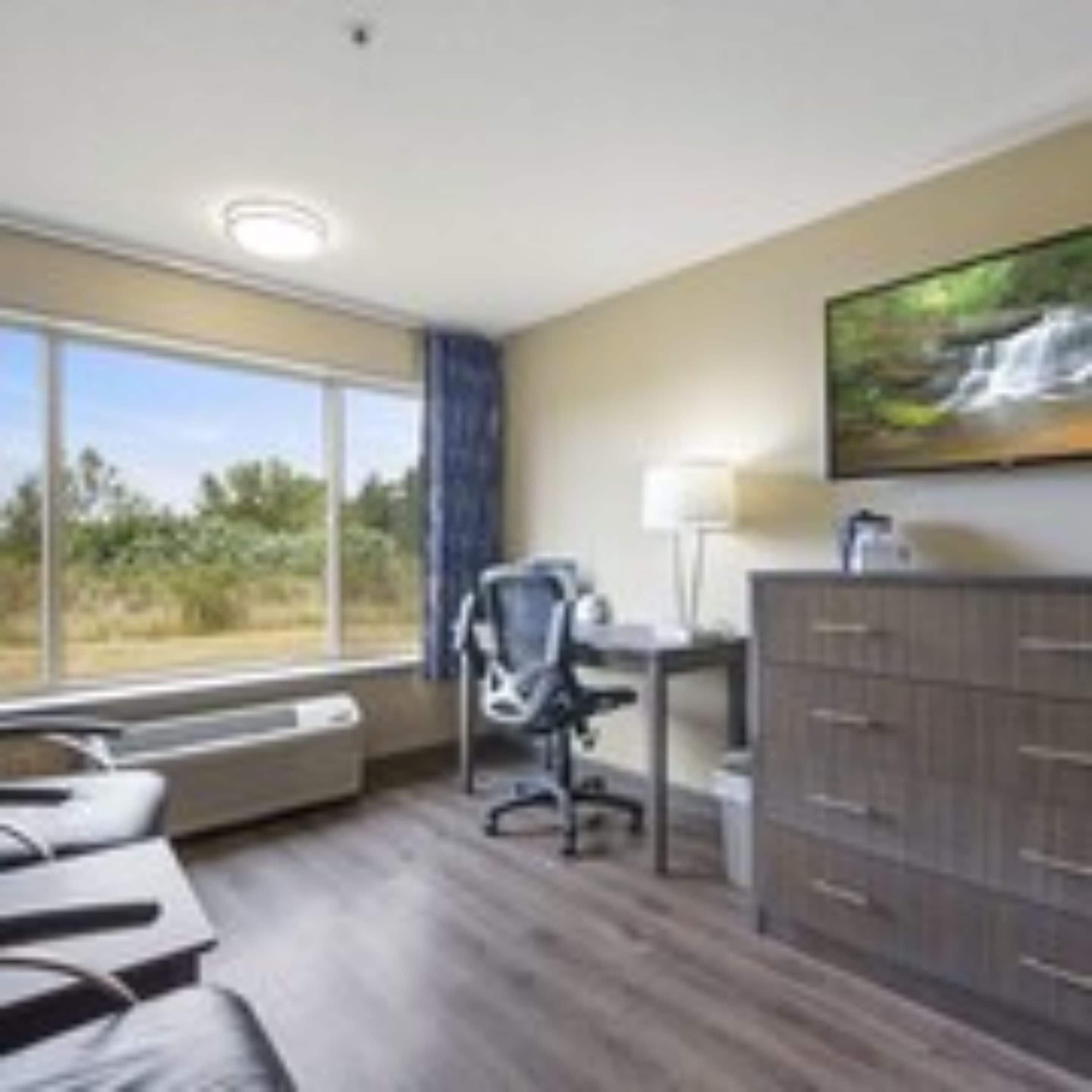 Single King Non-View | Living area | Flat-screen TV