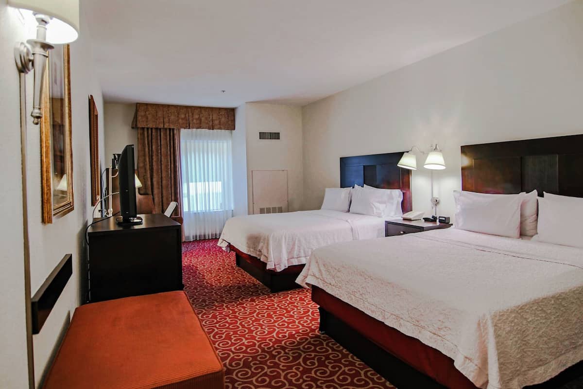 desk, laptop workspace, iron/ironing board, free cots/infant beds