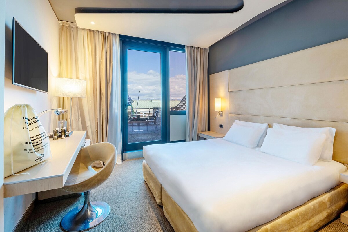 Chambre Double, balcon