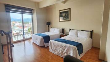 Family Suite, 2 Bedrooms, Accessible, Corner | Individually decorated, individually furnished, desk, blackout curtains