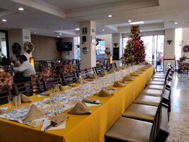 供应午餐、晚餐和早午餐，本地与国际菜