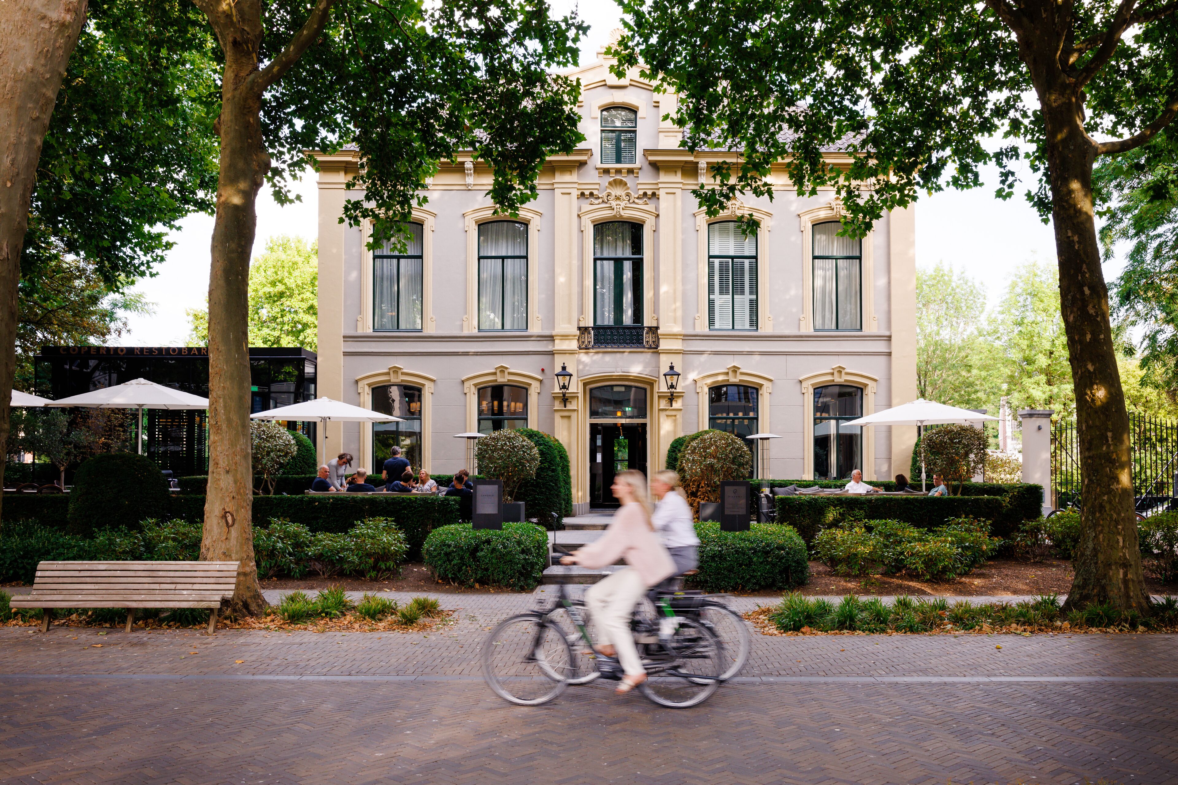 Voorkant van accommodatie