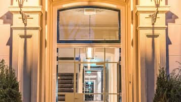 Front of property – evening/night
