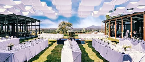 Área de bodas al aire libre