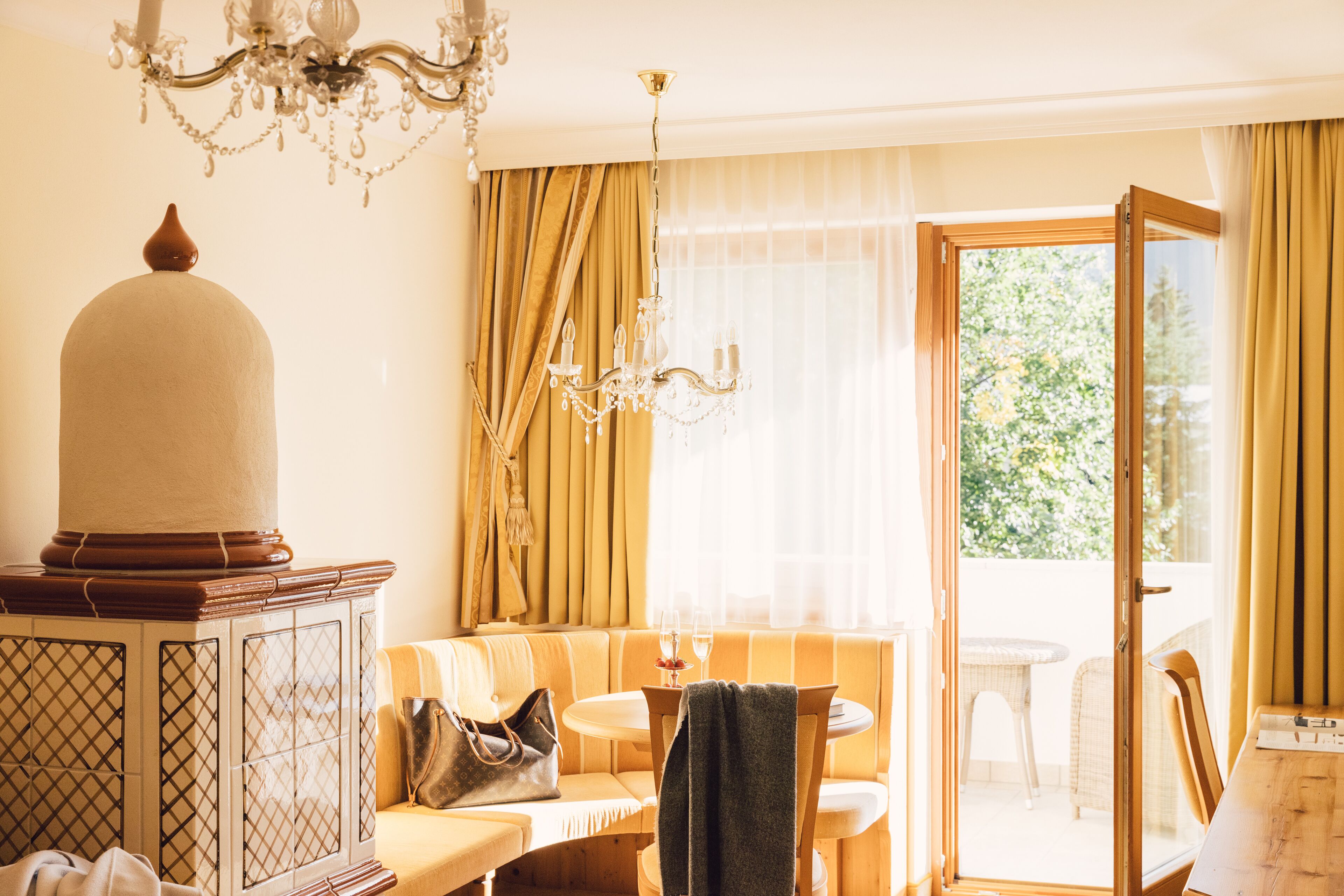 suite (alpenpalace) | premium bedding, down duvets, minibar, in-room safe
