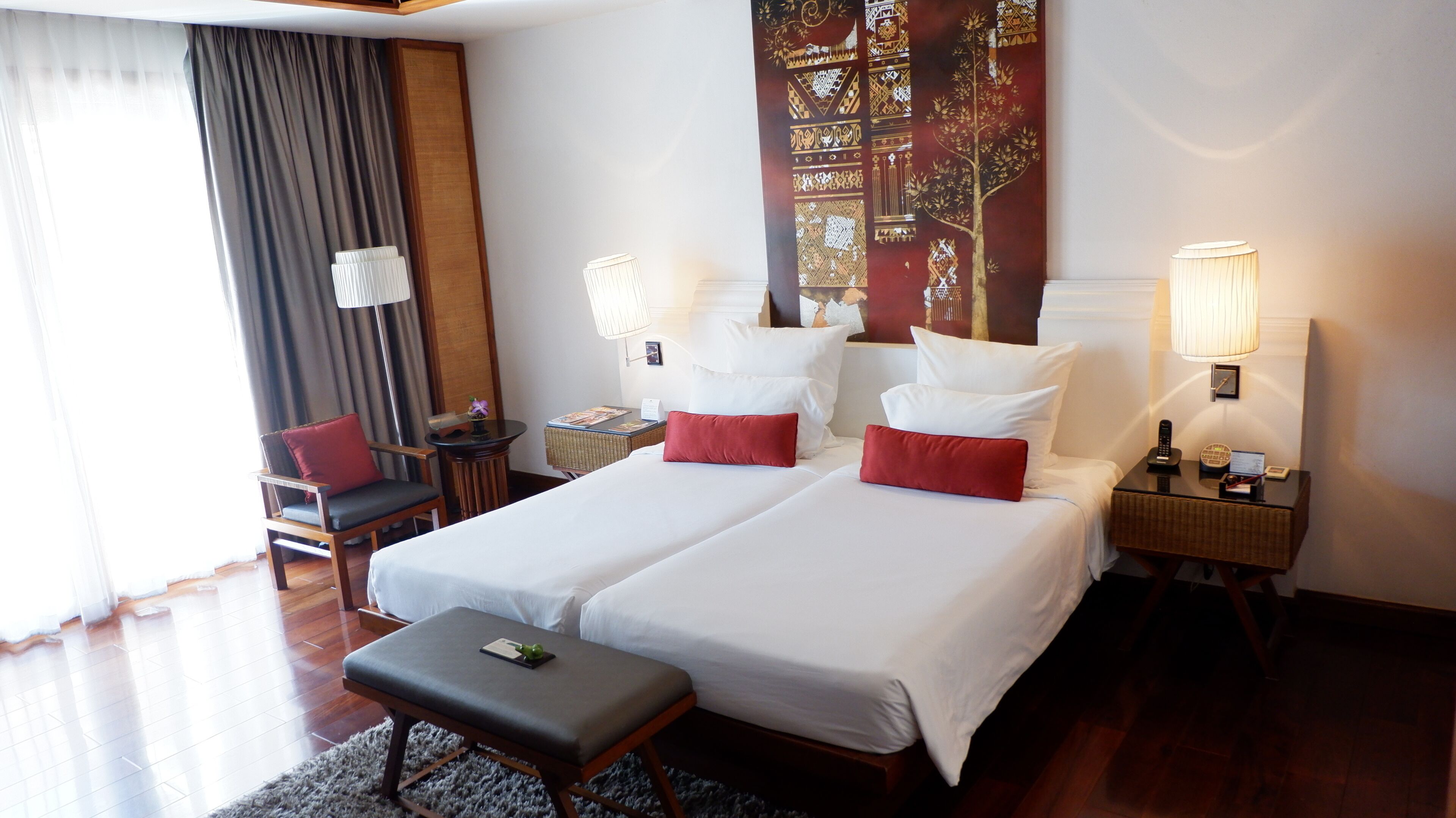 Deluxe Balcony Room - Hollywood Twin bed | Premium bedding, minibar, in-room safe, desk