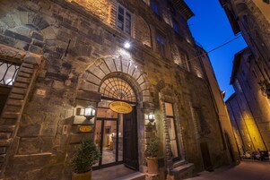 A szálláshely homlokzata