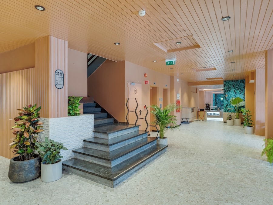 Interior entrance