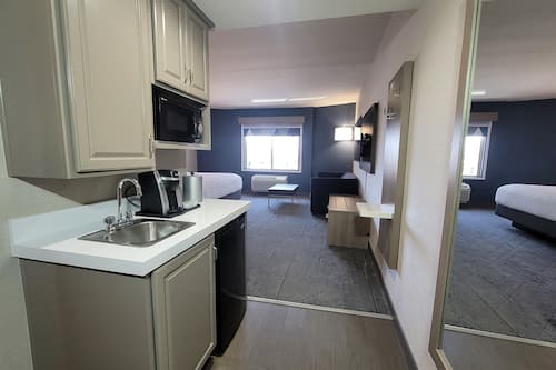 In-room safe, desk, blackout curtains, iron/ironing board