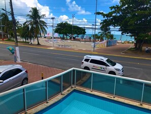 Blick von der Unterkunft