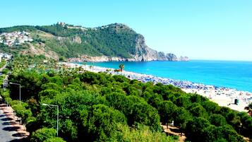 Beach nearby, beach volleyball