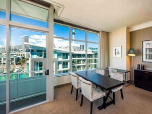 Deluxe Suite, 1 King Bed (Club Millesime access) | Minibar, in-room safe, desk, laptop workspace - Sofitel Auckland Viaduct Harbour (Auckland)
