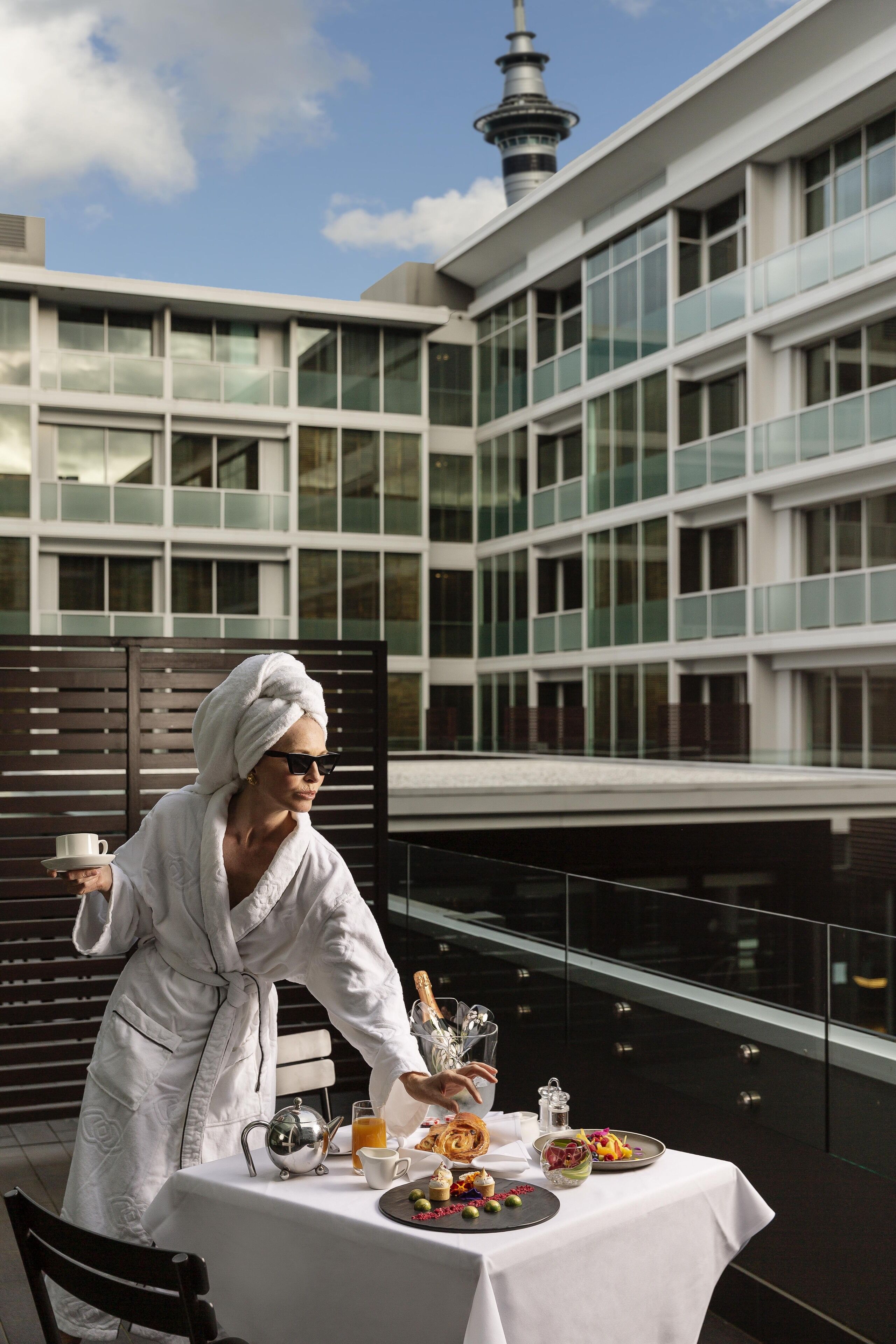 luxury room, 1 king bed, balcony | balcony view