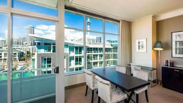 Deluxe Suite, 1 King Bed (Club Millesime access) | Minibar, in-room safe, desk, laptop workspace