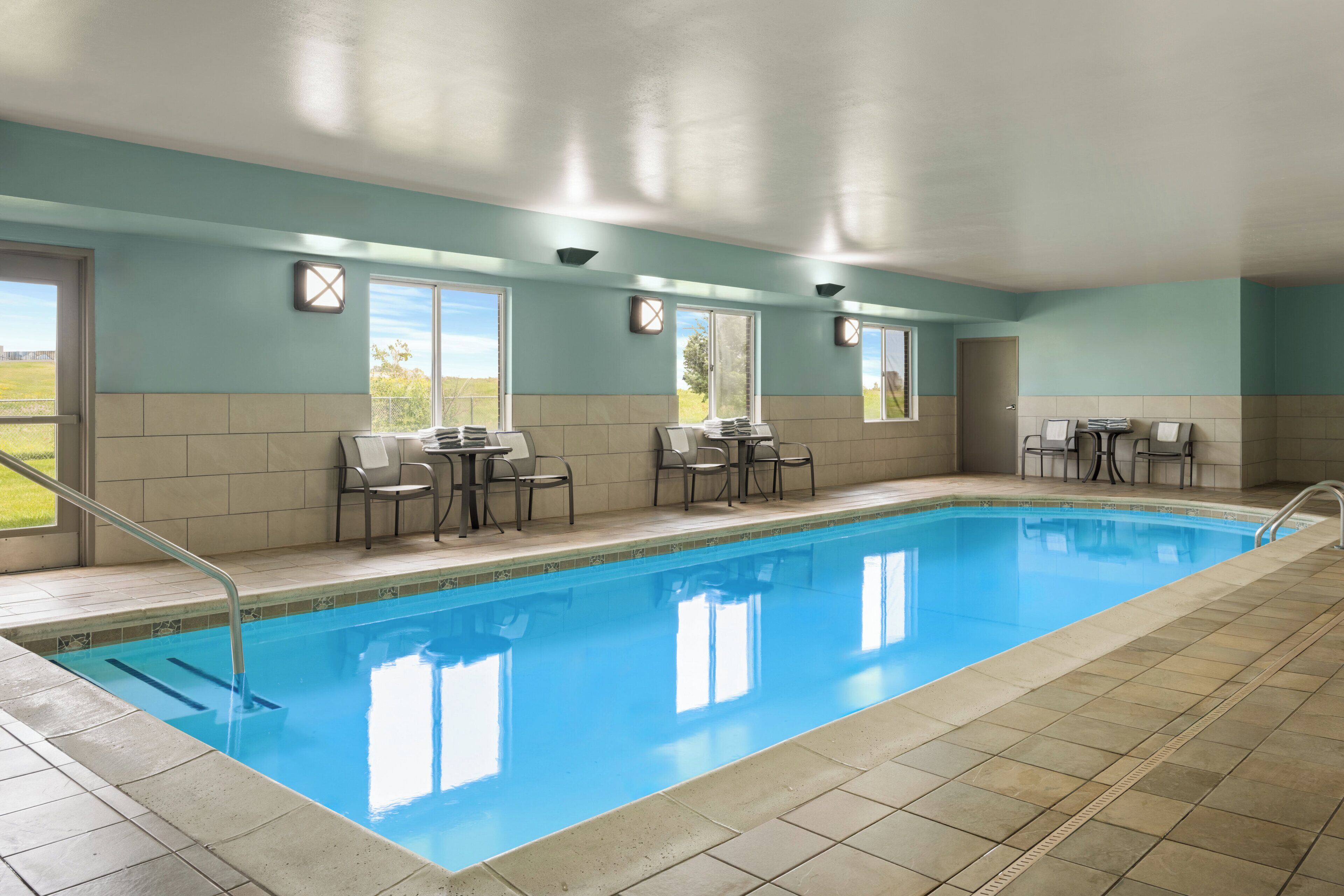 Una piscina techada