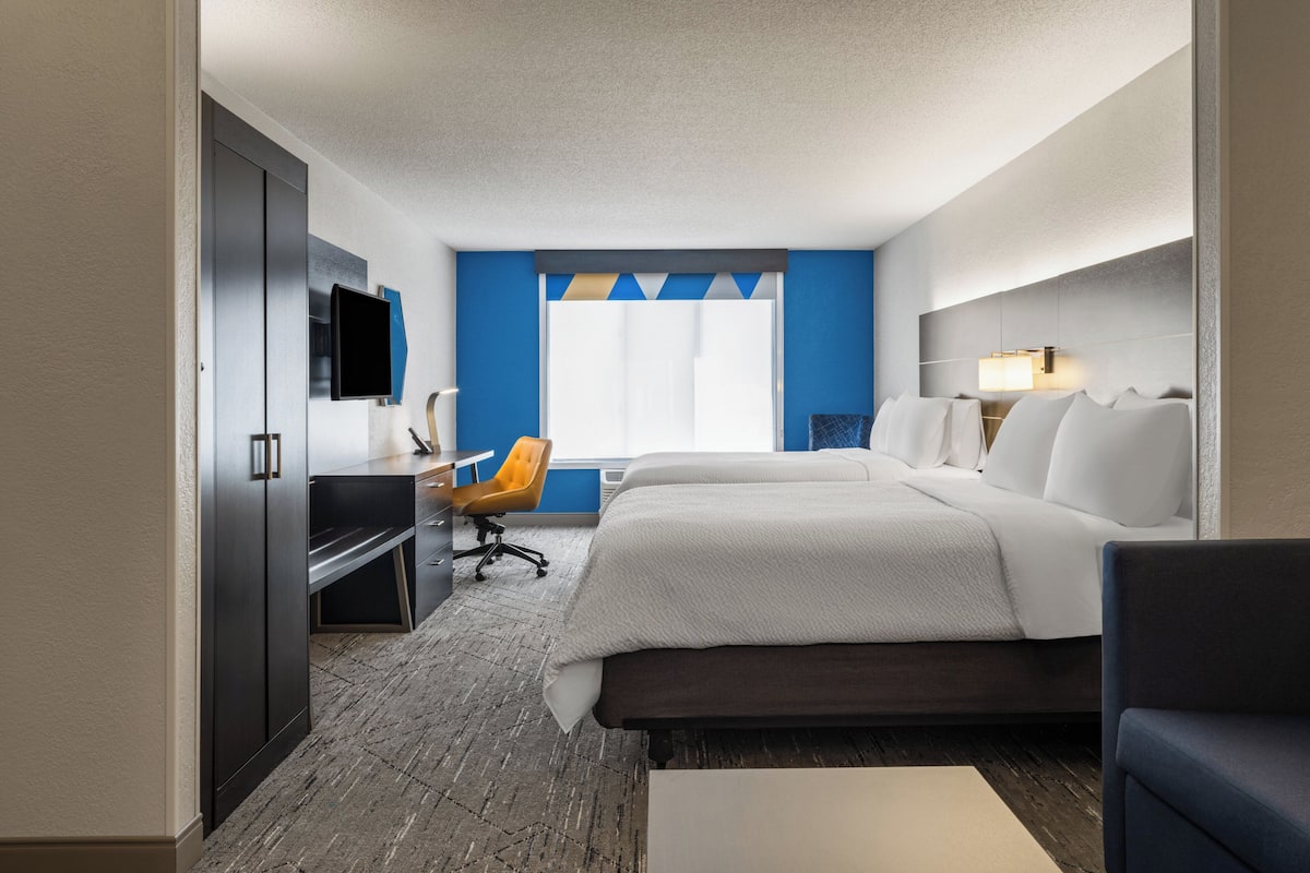 In-room safe, desk, blackout curtains, iron/ironing board