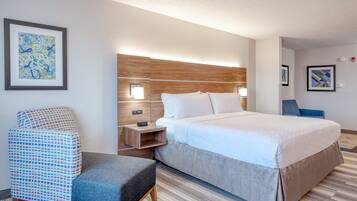 Suite, 1 King Bed with Sofa bed, Accessible (Communications Accessible) | Desk, blackout curtains, iron/ironing board, free cots/infant beds
