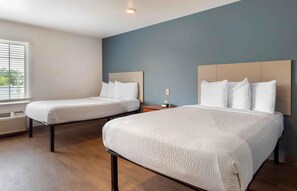 Standard Studio, 2 Double Beds, Non Smoking, Refrigerator & Microwave | Desk, laptop workspace, iron/ironing board, free WiFi - Extended Stay America Select Suites - Fayetteville (Fayetteville)