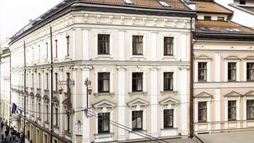 Façana frontal de l'allotjament