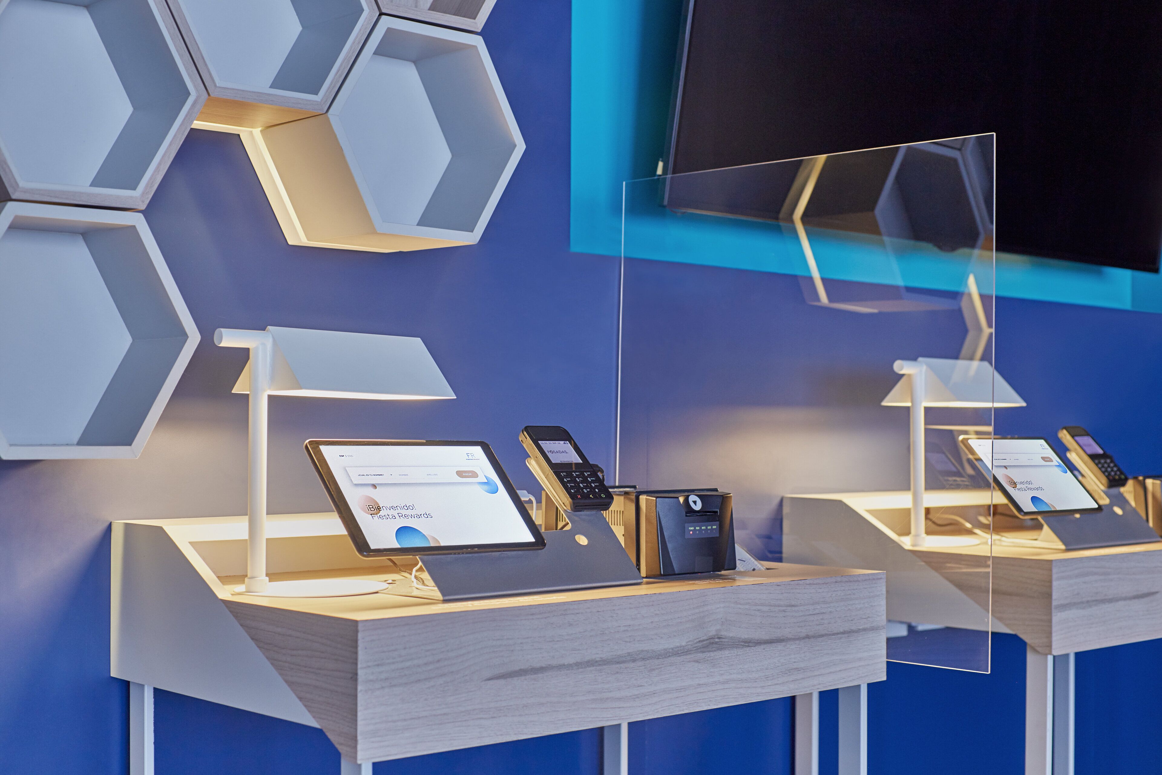 check-in/check-out kiosk