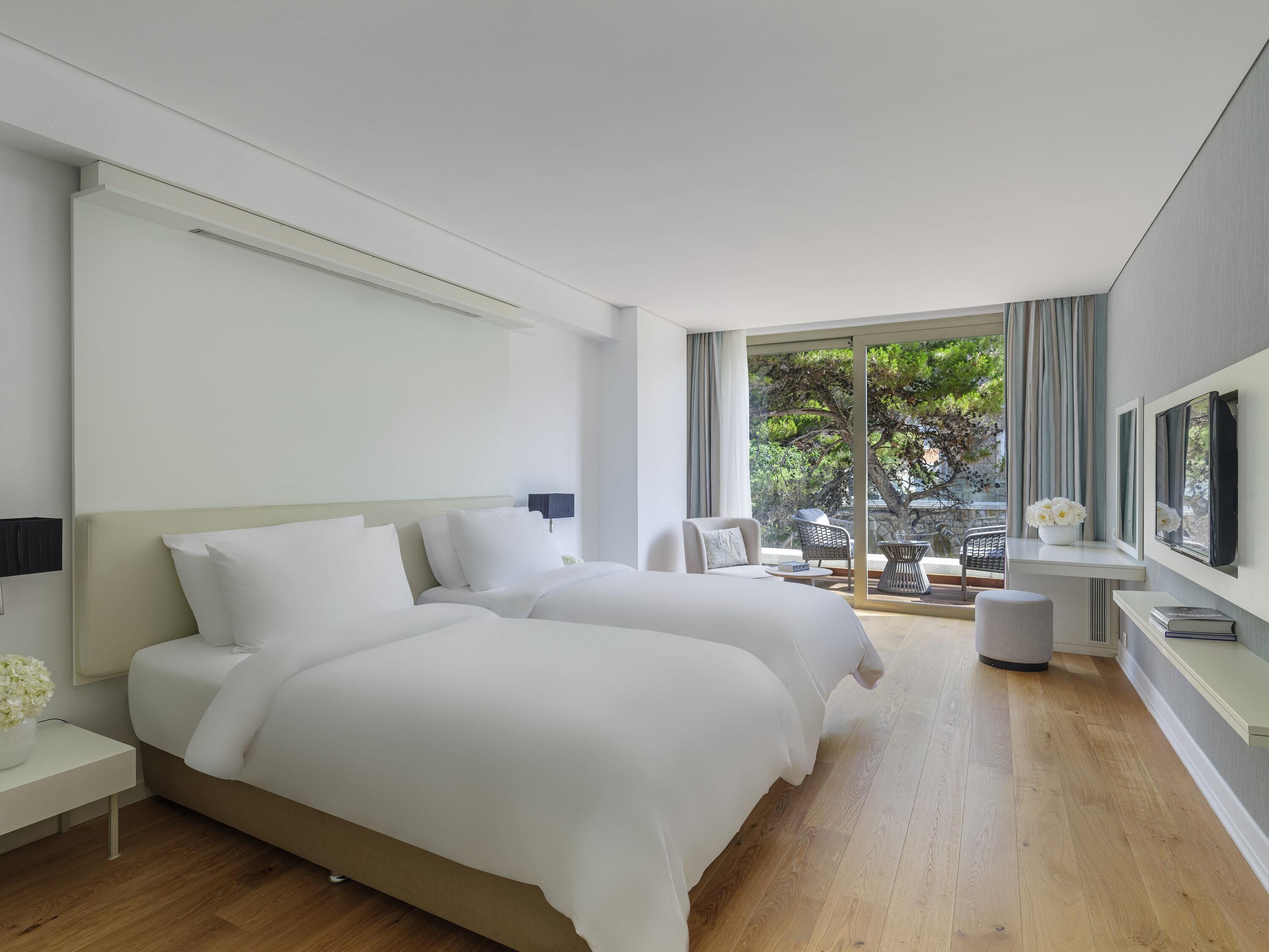 Classic Room, 2 Twin Beds, Park View | Premium bedding, down comforters, memory foam beds, minibar