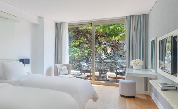 Chambre Classique, 2 lits une place, vue parc