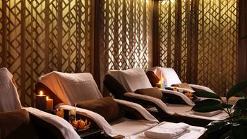 Body treatments, hydrotherapy, aromatherapy, body wraps, massages