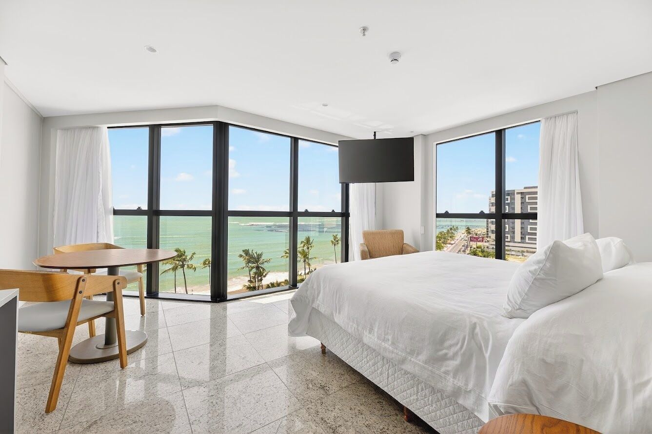 Excellence Frente Mar Casal | Caja de seguridad en la habitación, cortinas blackout y insonorización 