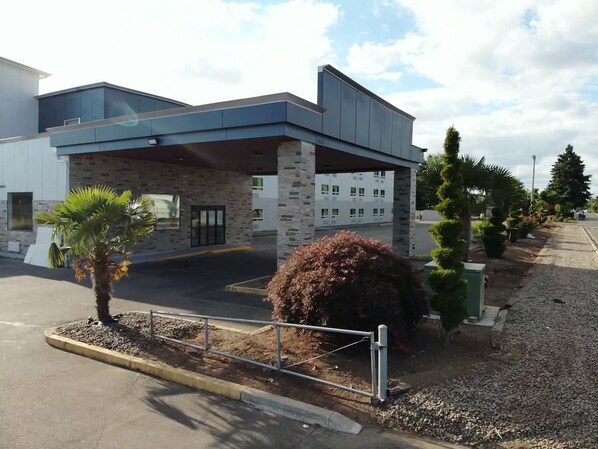 Entrada al alojamiento