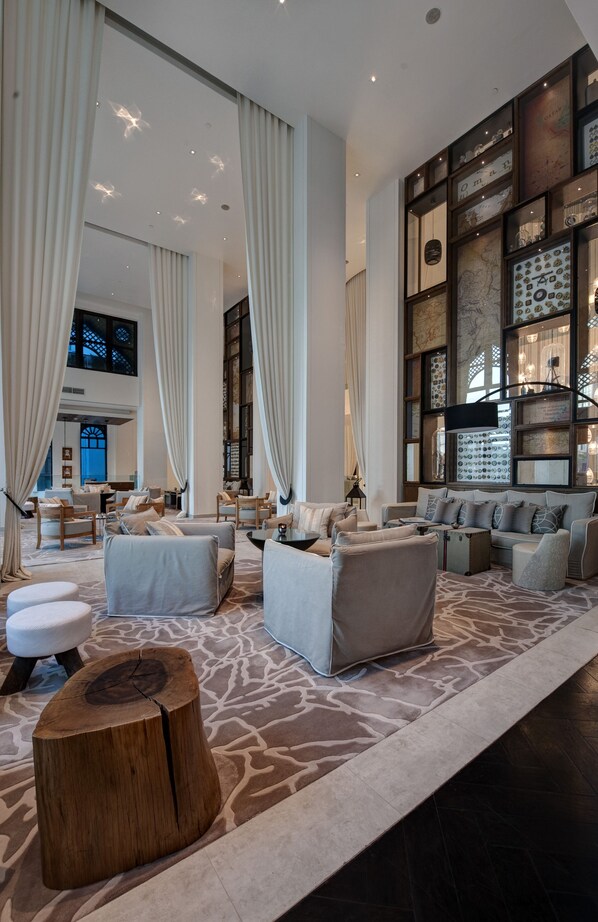 Sala de estar en el lobby