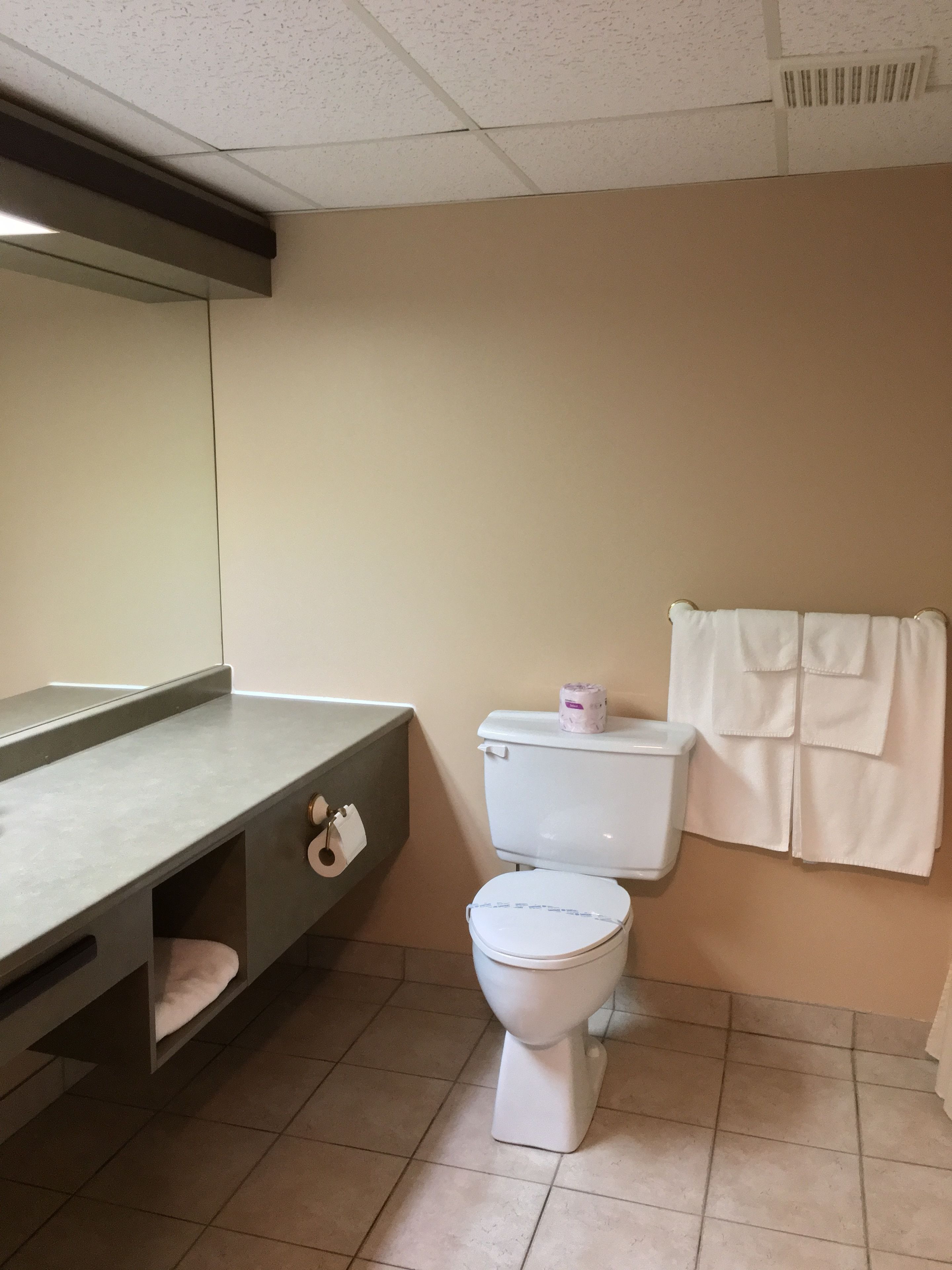 superior room, 2 queen beds | bathroom | combined shower/bathtub, hair dryer, towels