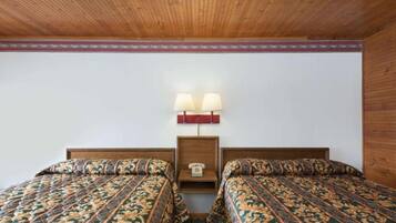 Room, 2 Double Beds, Non Smoking | Desk, blackout curtains, iron/ironing board, free WiFi
