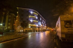 Front of property – evening/night