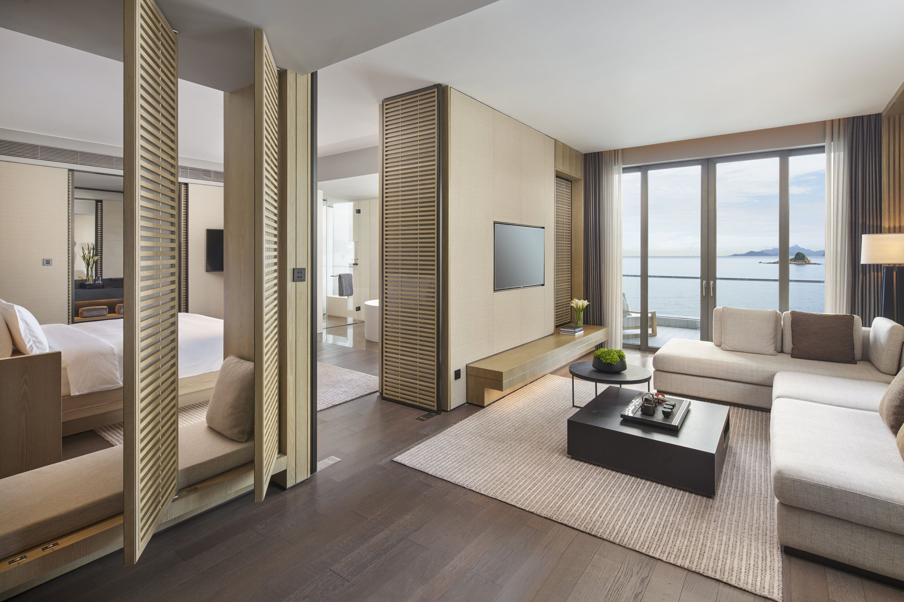 Suite, 1 Bedroom, Club Lounge Access, Ocean View | Premium bedding, down comforters, minibar, in-room safe