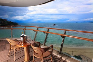 Suite Grand, terraza | 1 dormitorio, ropa de cama de alta calidad, edredones de plumas